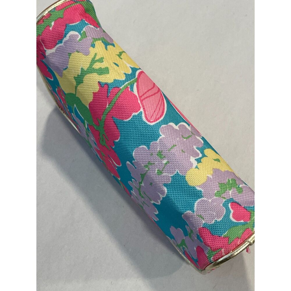~ Lilly Pulitzer Makeup Bag Snapdragon Floral Estée Lauder Flower Cosmetics Case - Picture 13 of 14